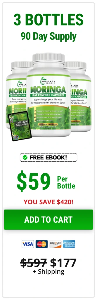 Moringa Magic 3 bottles